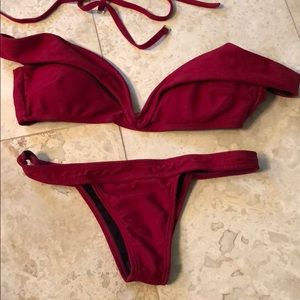 Red bikini